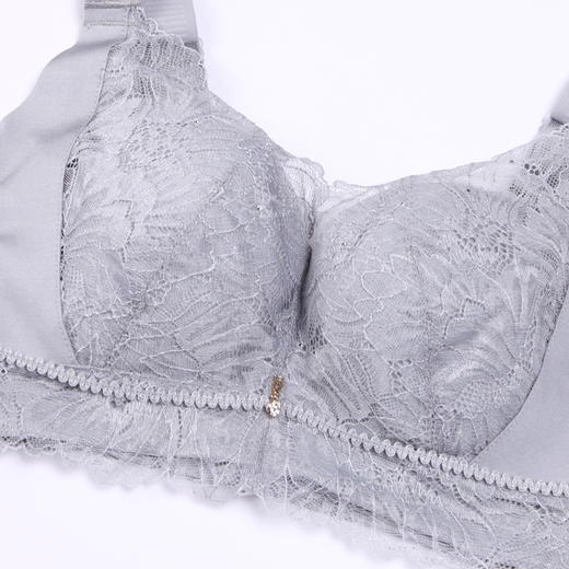 都市丽人舒软挺塑轻塑调整型内衣女蕾丝塑身CDE杯3/4杯超薄文胸软钢圈五排扣LJ43A5 商品图4