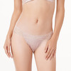 都市丽人薄透丝滑内裤女蕾丝+泳布内裤三角内裤YP45A5 商品缩略图5