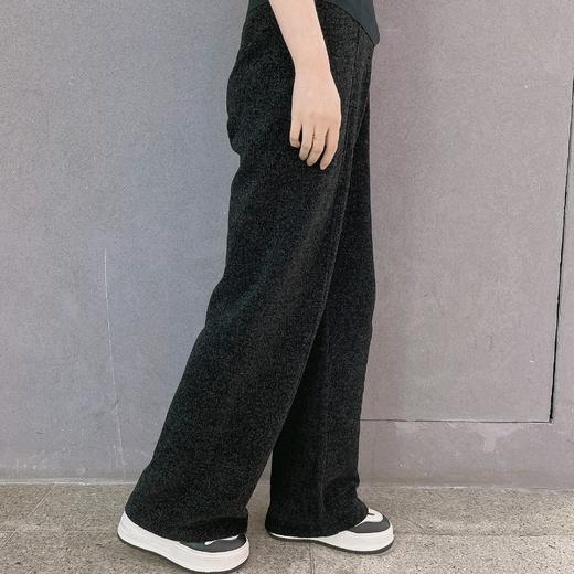 106WS绒面休闲阔腿裤31016（黑） 冬季 309064032105 商品图2