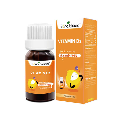 原装进口贝蒂喜维生素D3滴液12ml2025.8.19到期 商品图2