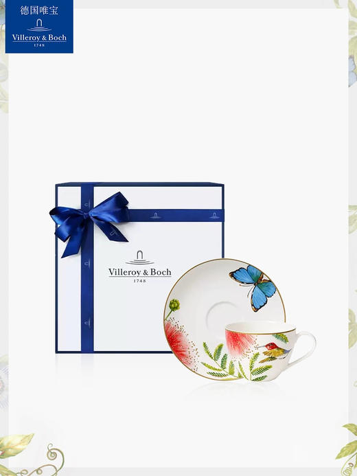 【VilleroyBoch 德国唯宝】骨瓷下午茶咖啡杯碟亚马逊轻奢情侣新婚礼物 商品图0