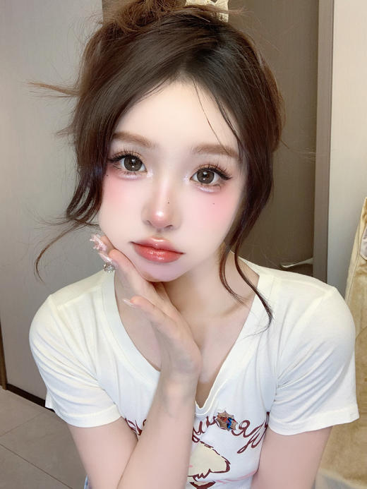 正品大直径年抛 Sheepcon白兰地美瞳 直径14.5着色14.4 韩国 商品图0