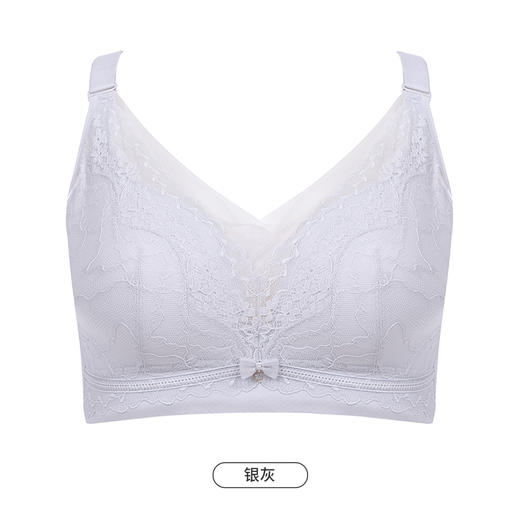 都市丽人完美包容大罩杯内衣女蕾丝文胸CD杯适穿3/4杯薄款无金属无钢圈四排扣YB4AA6 商品图11