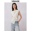 VIMAGE纬漫纪夏季新款设计感小众修身显瘦小上衣V2113725 商品缩略图2