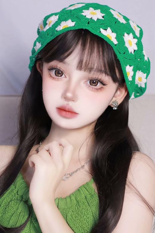 正品大直径年抛 Sheepcon黑皮诺美瞳 直径14.5着色14.4 韩国 商品图0