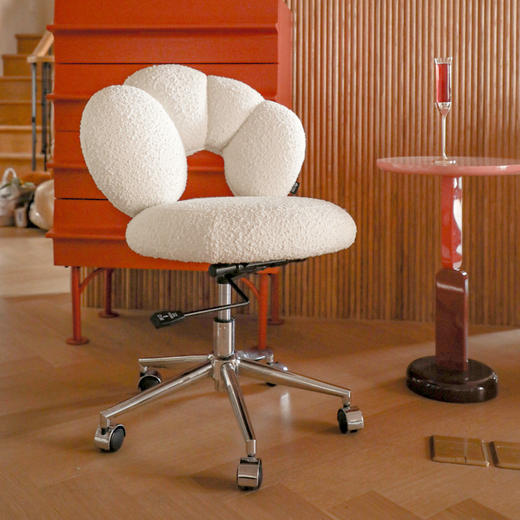 尖叫设计糖葫芦电脑椅家用靠背椅人体工学办公椅化妆椅子卧室书房 商品图1