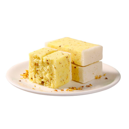 桂花芡实糕 桂花清香口感软糯糕点 微甜不腻粗粮早餐代餐点心休闲食品 200g/袋 商品图5