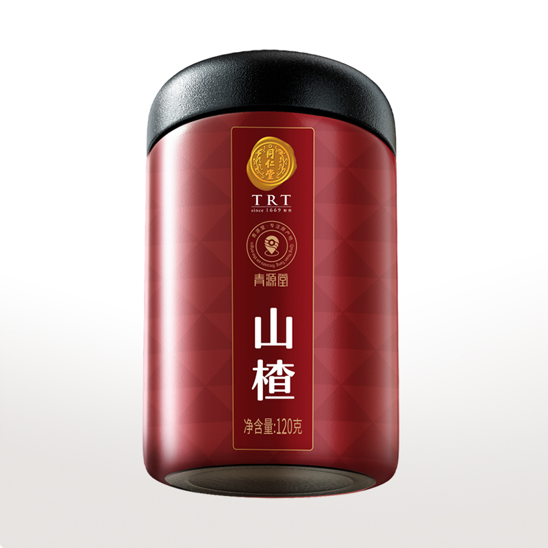 【正宗同仁堂品牌】北京同仁堂 青源堂 山楂干120克 精选无核山楂圈山楂干泡水山楂片茶养生茶礼品SY