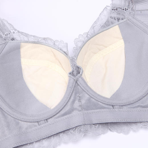 都市丽人舒软挺塑轻塑调整型内衣女蕾丝塑身CDE杯3/4杯超薄文胸软钢圈五排扣LJ43A5 商品图8