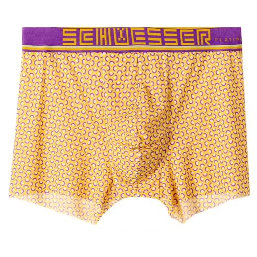 【超值无痕冰丝】SCHIESSER德国舒雅高端铂雅男士内裤2024春夏新款铂雅冰丝速干平角裤一片式无痕超薄底裤95/23023T 商品图4