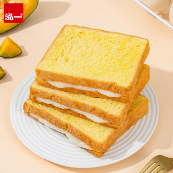 泓一坚果厚切吐司面包 学生早餐面包核桃仁零食品代餐饱腹下午茶620g 商品图4