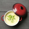 苏氏陶瓷创意双耳带盖汤盅炖罐汤煲盅陶瓷2个装红棕小汤盅350毫升 商品缩略图4