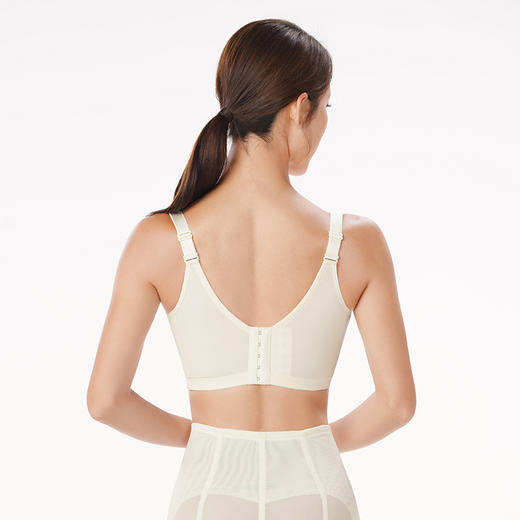 都市丽人美体纤塑强塑调整型内衣女蕾丝塑身A杯3/4杯加厚文胸记忆钢圈五排扣LJ41B7 商品图3