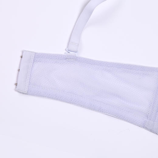 都市丽人自然舒适内衣女蕾丝文胸B杯适穿3/4杯超薄款速干软钢圈三排扣LB43C2 商品图11