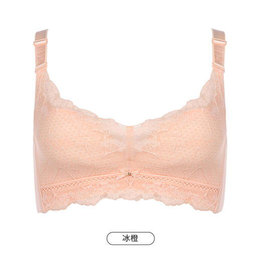 都市丽人舒软挺塑轻塑调整型内衣女蕾丝塑身BC杯3/4杯薄款文胸无钢圈四排扣LJ42A8 商品图9
