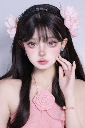 正品大直径年抛 Sheepcon月光小狗美瞳 直径14.5着色14.4 韩国