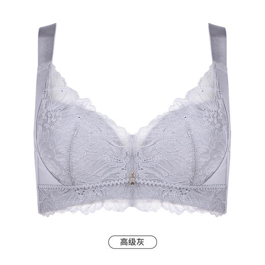 都市丽人舒软挺塑轻塑调整型内衣女蕾丝塑身CDE杯3/4杯超薄文胸软钢圈五排扣LJ43A5 商品图9