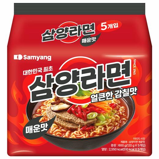 삼양라면 매운맛(120gx5) 商品图0