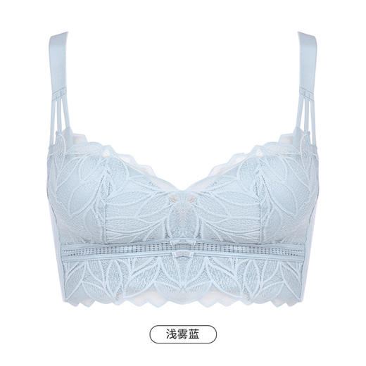 都市丽人美体纤塑柔型杯轻塑塑身内衣女蕾丝AB杯适穿3/4杯A加加厚B中厚文胸无钢圈四排扣LJ41A6 商品图10