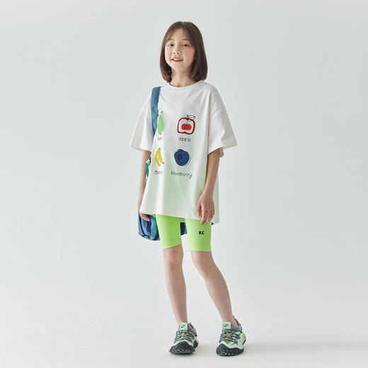 棵初夏季新款儿童轻量户外防晒凉感打底裤亲子运动骑行慢跑裤 商品图1