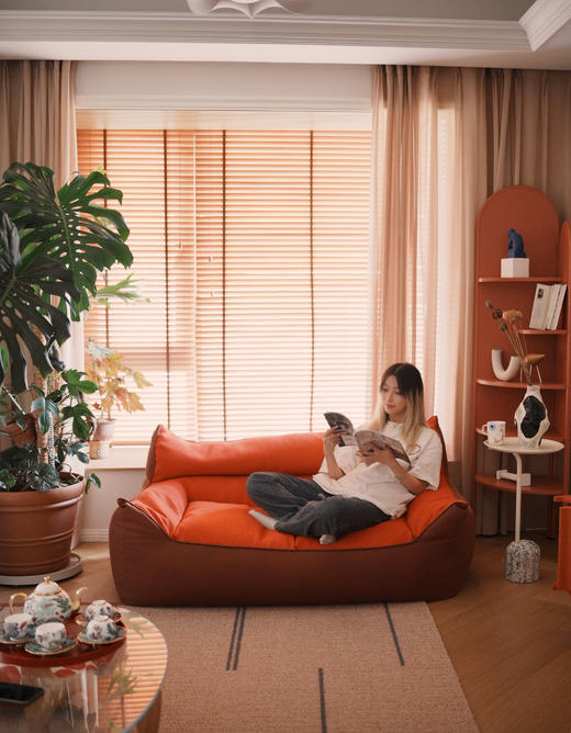 尖叫设计 Meow懒人沙发双人沙发小户型客厅设计师舒适阳台沙发 商品图1