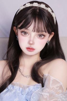 正品大直径年抛 Sheepcon月光小兔美瞳 直径14.5着色14.4 韩国