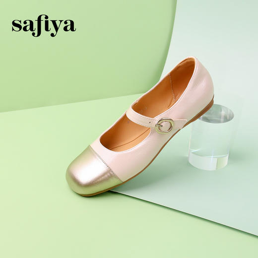 超值精选 | Safiya/索菲娅2024时尚软底玛丽珍平底浅口百搭单鞋 SF33912232 商品图3