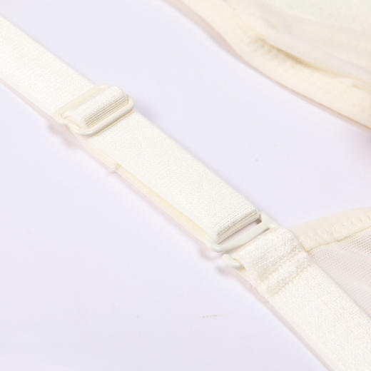 都市丽人舒软挺塑轻塑调整型内衣女蕾丝塑身A杯3/4杯薄款文胸树脂胶圈三排扣LJ44B8 商品图7