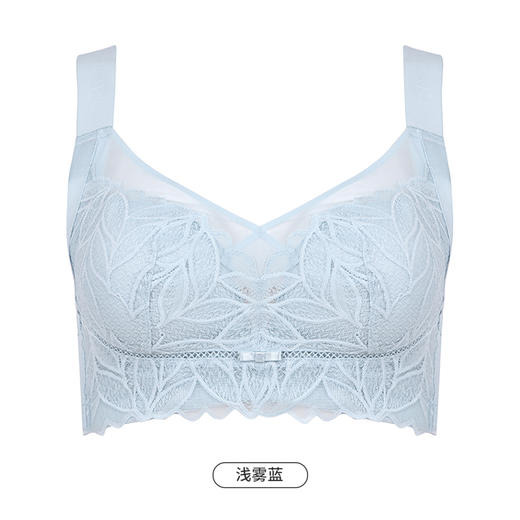 都市丽人美体纤塑中塑调整型内衣女蕾丝塑身B杯3/4杯薄款文胸软钢圈四排扣LJ42A6 商品图10