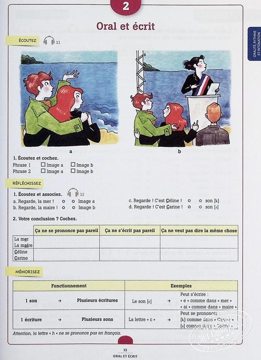 【中商原版】 法语基础语音 A1/A2 法文原版 Phonetique essentielle du francais A1/A2 法语单项提高 法文语音工具书 商品图6