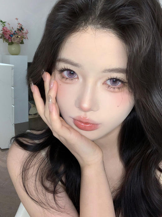 lunarcon 月抛 奶芙紫/奶芙蓝 渐变紫/渐变靛青 14.2mm 两片装 商品图1