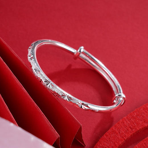 子佩集S999银【天真烂漫】童镯【TZ000089-2】2403 商品图2