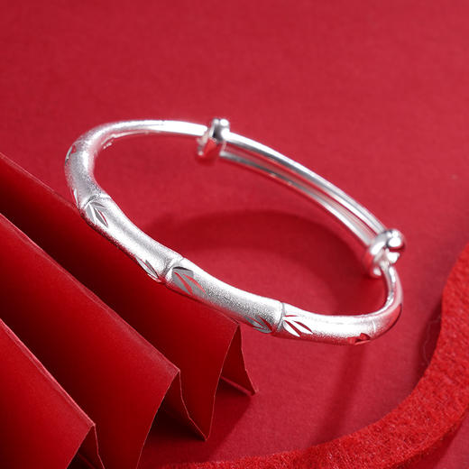 子佩集S999银【节节高升】童镯【BA50092】2403 商品图5