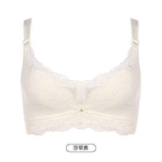 都市丽人舒软挺塑轻塑调整型内衣女蕾丝塑身BC杯3/4杯薄款文胸无钢圈四排扣LJ42A8 商品图12