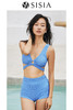 sisia新款泳衣女深v性感显瘦高腰温泉高级感分体泳衣比基尼 商品缩略图3