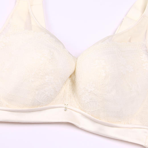 都市丽人完美包容大罩杯内衣女蕾丝文胸CDE杯适穿3/4杯超薄款速干软钢圈四排扣YB43J6 商品图4