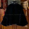 祥云滚边袖丝绒夹棉国风外套棉服 商品缩略图8