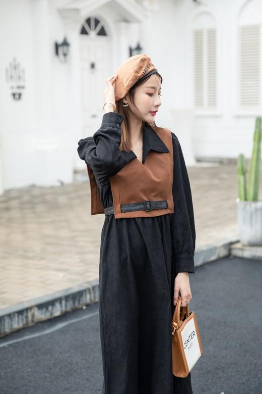 ANSUABEL 马甲衬衫裙两件套套装 14542【不含腰带】 商品图0