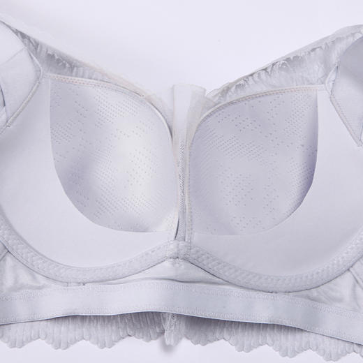 都市丽人完美包容大罩杯内衣女蕾丝文胸CD杯适穿3/4杯超薄款速干无钢圈四排扣YB42J2 商品图8