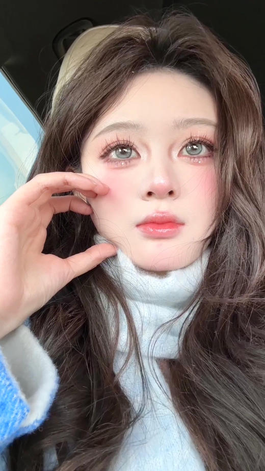 【中直径】PUFF GIRL-许愿池绿14.2mm【年抛0-800度 含525/575】 商品图2