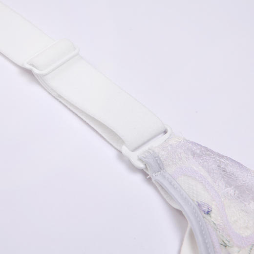 都市丽人聚拢升杯内衣女蕾丝文胸B杯适穿3/4杯中厚常规内衣无钢圈四排扣YB45A3 商品图7