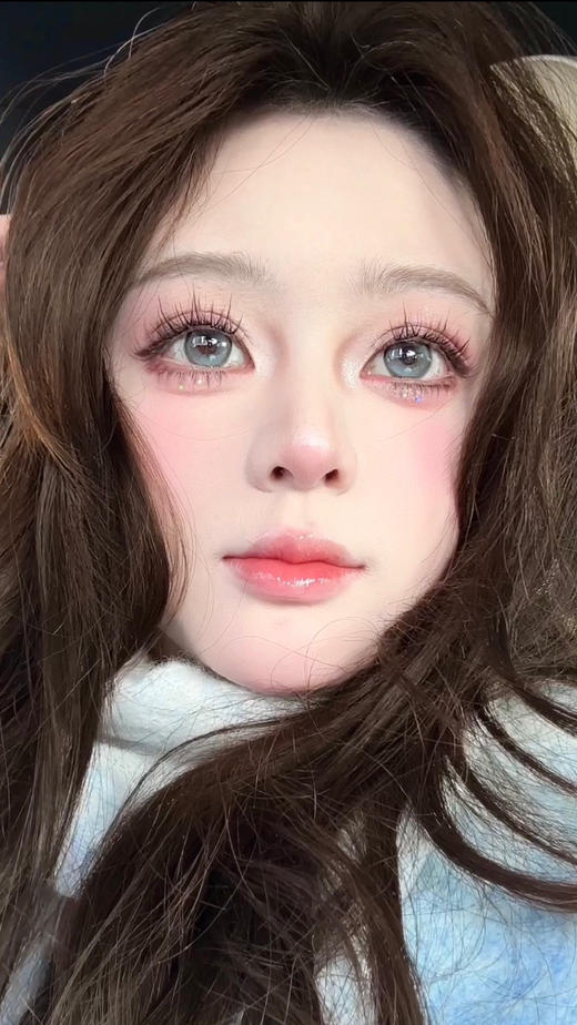 【中直径】PUFF GIRL-许愿池绿14.2mm【年抛0-800度 含525/575】 商品图8