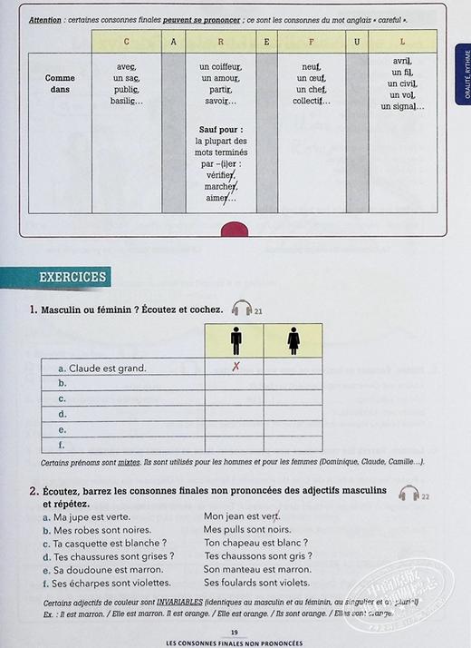 【中商原版】 法语基础语音 A1/A2 法文原版 Phonetique essentielle du francais A1/A2 法语单项提高 法文语音工具书 商品图8
