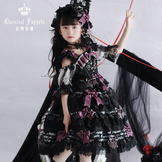 【再贩，全款预售】童装 安东尼蛋糕日常OP 血誓/骸骨 古典玩偶 Lolita 商品图7