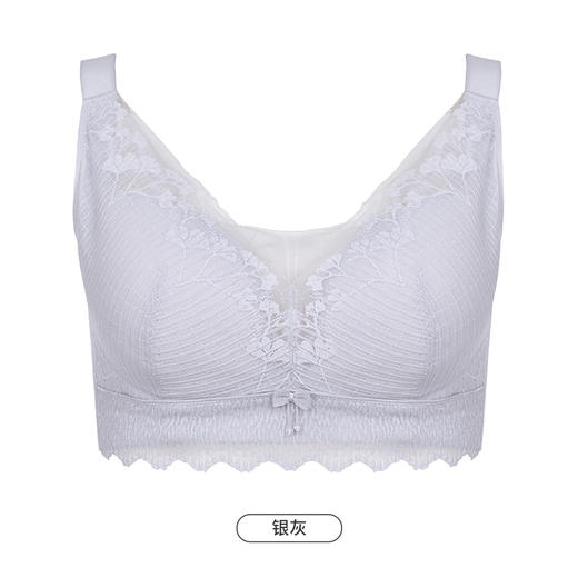 都市丽人完美包容大罩杯内衣女蕾丝文胸CD杯适穿3/4杯超薄款速干无钢圈四排扣YB42J2 商品图12