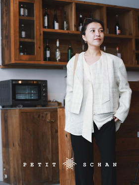 PETIT SCHAN小闪 CLO#198 Marsh Marigold 立金花 意大利进口面料法式随性箱型外套