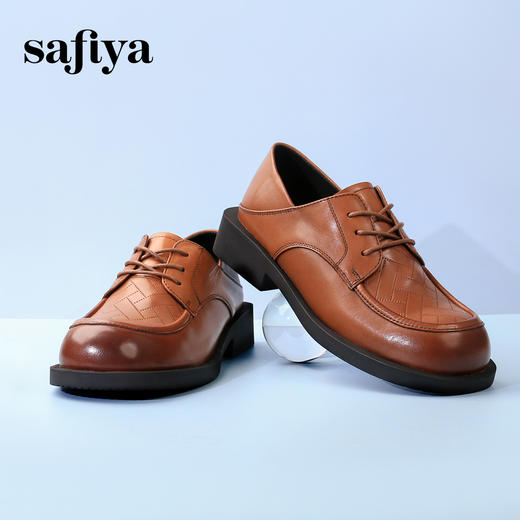 超值精选|Safiya/索菲娅2024时尚舒适英伦风百搭休闲小皮鞋SF33912231 商品图2