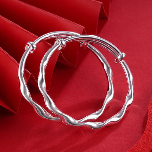 子佩集S999银【无穷福乐】童镯【BA50101】2403 商品图1