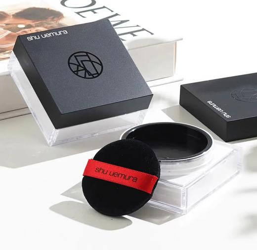 植村秀·羽纱定妆蜜粉小黑砖控油持久保湿雾面散粉透明15g 商品图1