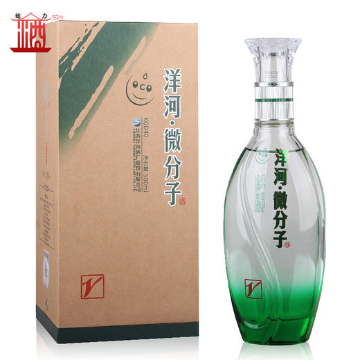 洋河 微分子白酒 KGD40 小v 整箱500ml*4瓶33.8度 商品图1